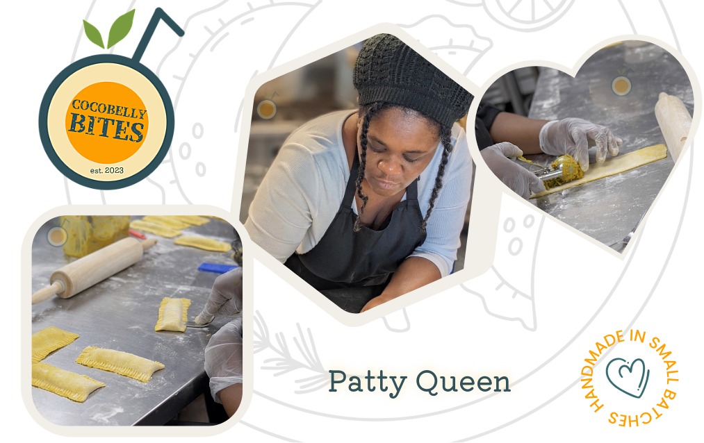 Cocobelly’s flavor curator & co-founder filling and crimping patties